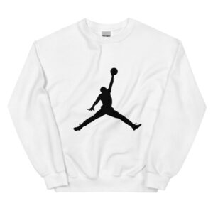 Nike Air Jordan Logo White Sweatshirt