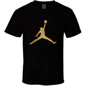 Black And Gold Jordan T-Shirt