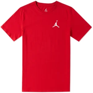 Red And White Logo Jordan T-Shirt