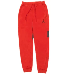 Jordan Dri-Fit Air Fleece Pants in Orange