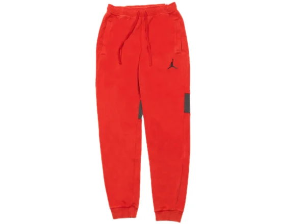 Jordan Dri-Fit Air Fleece Pants in Orange